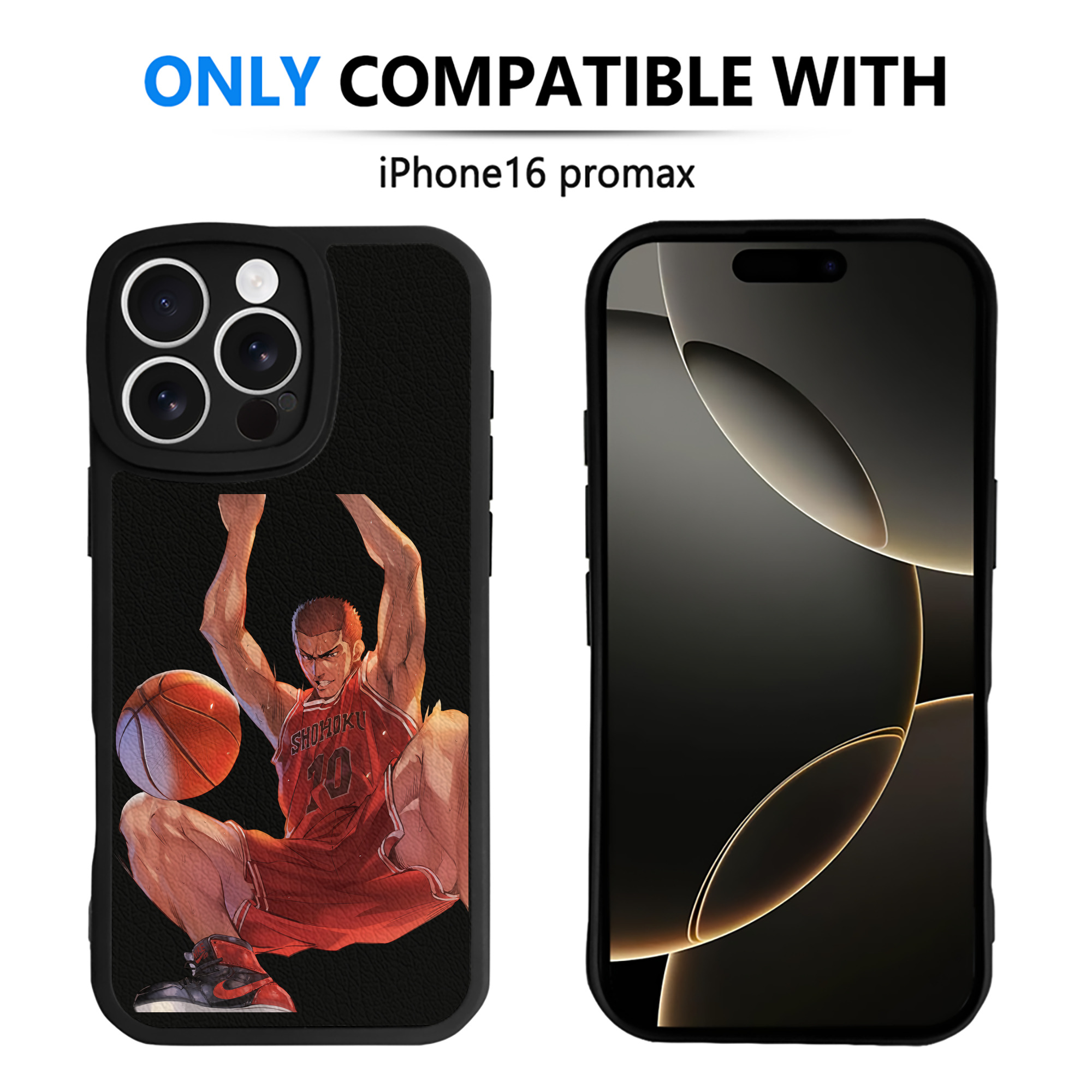 （画像用） SLAM DUNK／スラムダンク 【iPhone 16シリーズ対応】シリコンスマホケース（レザー調） 材質：シリコン